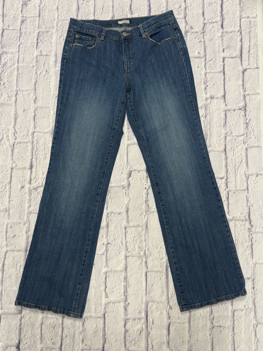 Women's Boot Cut Jeans in Dark Wash Blue
